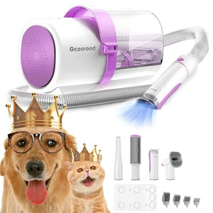 Geoorood Pet Grooming Kit with Cleaning Brush